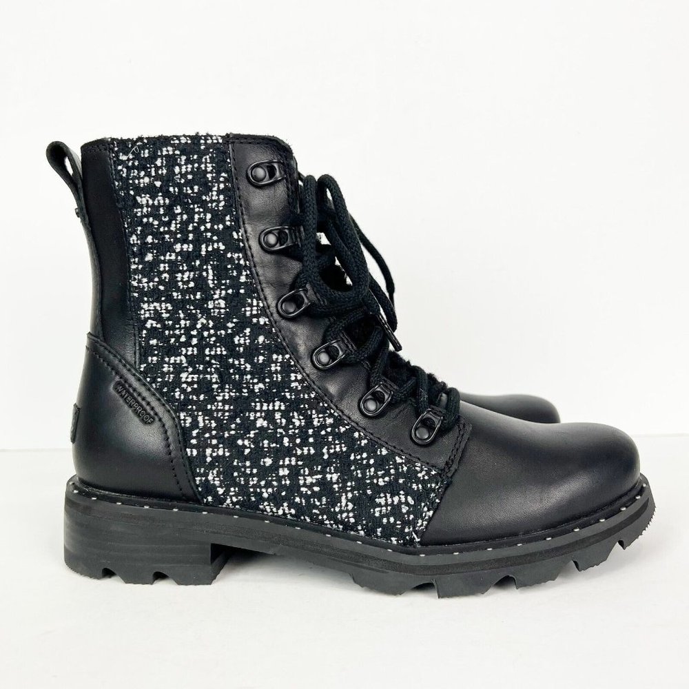 Sorel Lennox Lace Cozy Waterproof Leather Ankle Booties NWOB
